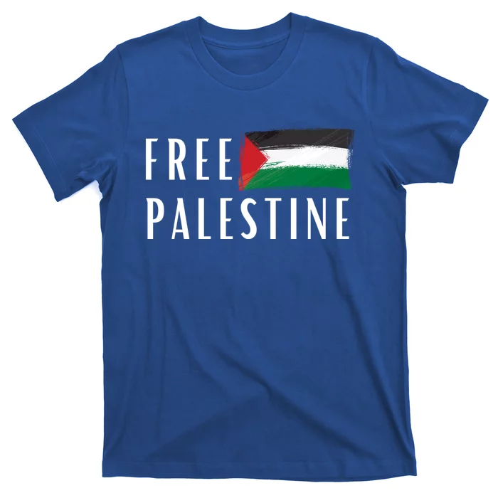 Free Palestine I Support Palestine Freedom Flag Free Gaza Cool Gift T-Shirt