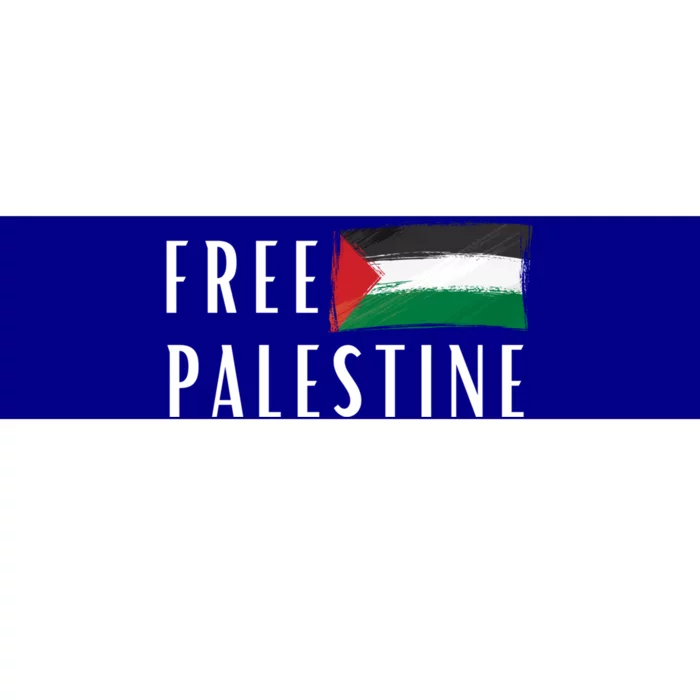 Free Palestine I Support Palestine Freedom Flag Free Gaza Cool Gift Bumper Sticker