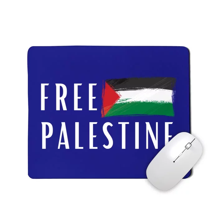 Free Palestine I Support Palestine Freedom Flag Free Gaza Cool Gift Mousepad