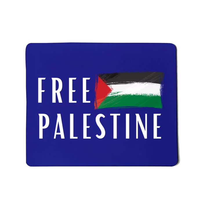 Free Palestine I Support Palestine Freedom Flag Free Gaza Cool Gift Mousepad