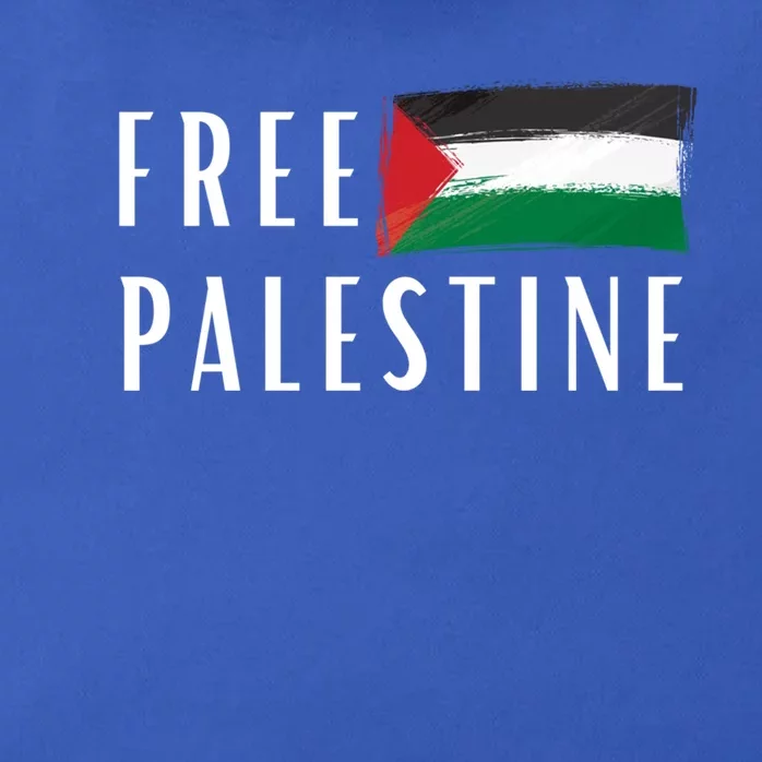 Free Palestine I Support Palestine Freedom Flag Free Gaza Cool Gift Zip Tote Bag