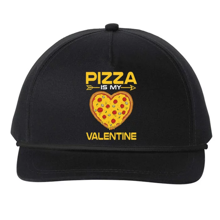 Funny Pizza Is My Valentine Day Gifts VDay Snapback Five-Panel Rope Hat