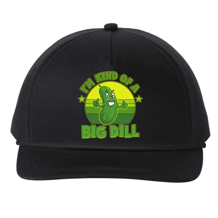 Funny Pickle I'm Kind Of A Big Dill Snapback Five-Panel Rope Hat