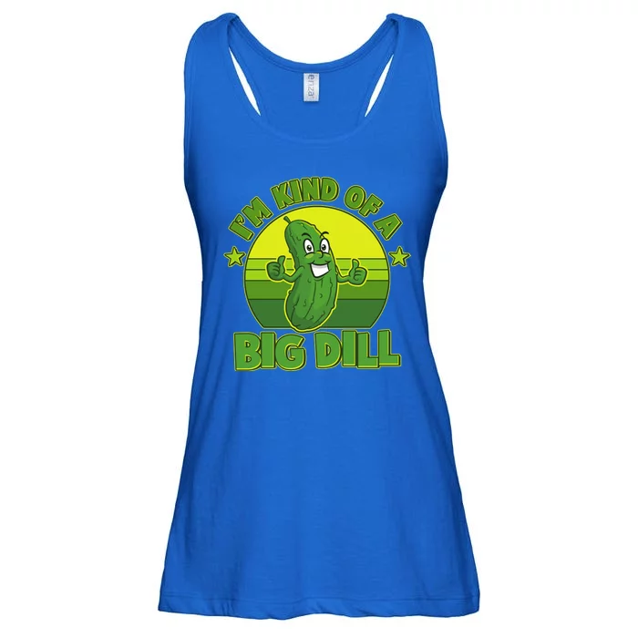 Funny Pickle I'm Kind Of A Big Dill Ladies Essential Flowy Tank