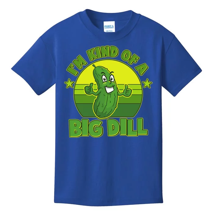 Funny Pickle I'm Kind Of A Big Dill Kids T-Shirt