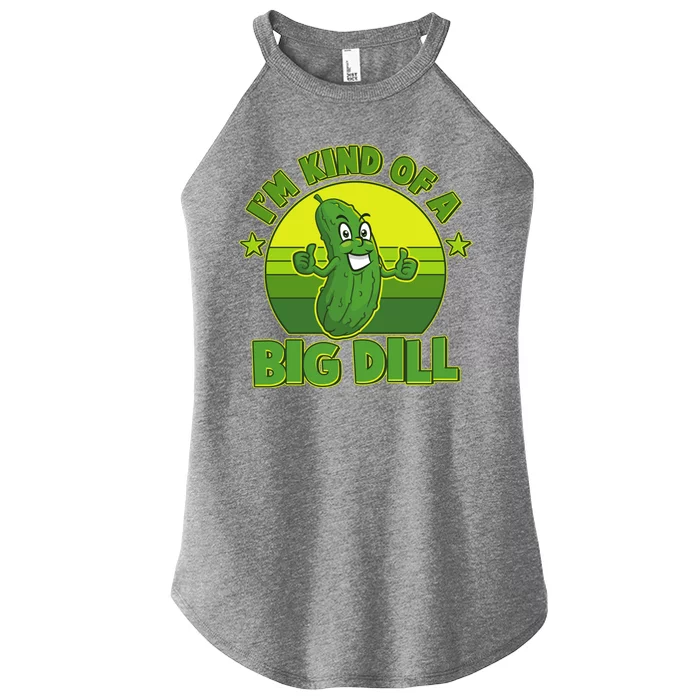 Funny Pickle I'm Kind Of A Big Dill Women’s Perfect Tri Rocker Tank