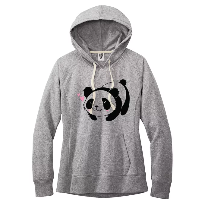 Fat Panda Is In Love Cool Gift Women's Fleece Hoodie