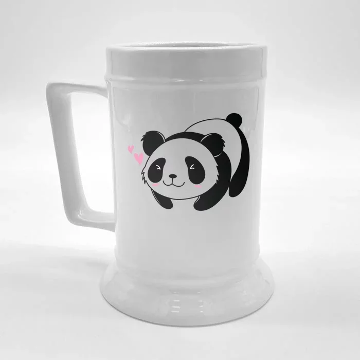 Fat Panda Is In Love Cool Gift Front & Back Beer Stein