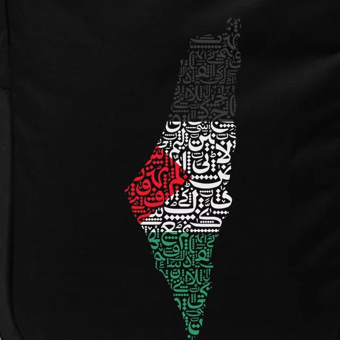 Free Palestine In Arabic Free Gaza Impact Tech Backpack