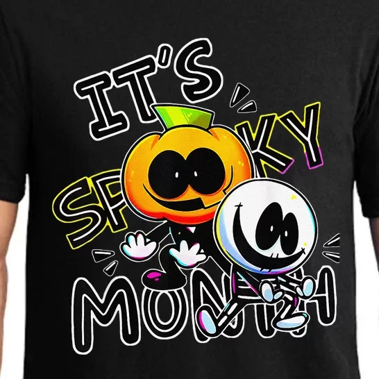 Funny Pump Its Spooky Month Halloween Skid And Pump Pajama Set