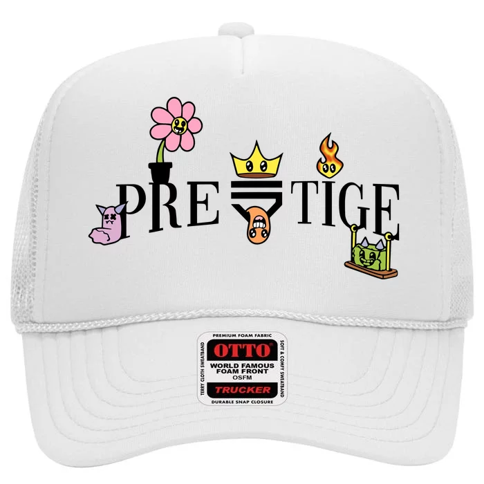 Fkn Prestige Illustrated High Crown Mesh Trucker Hat