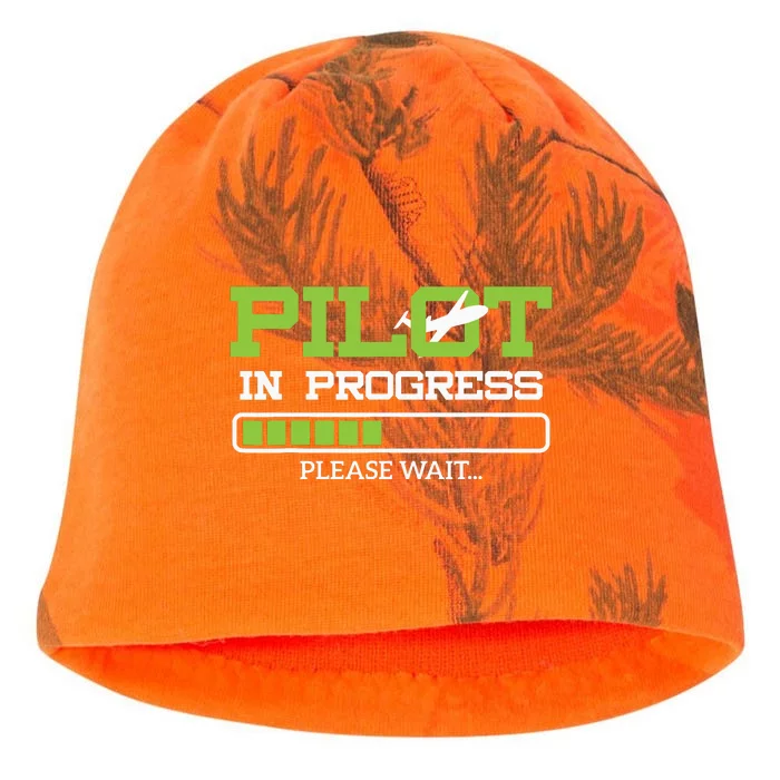 Funny Pilot In Progress Flight Student Gift Idea Kati - Camo Knit Beanie