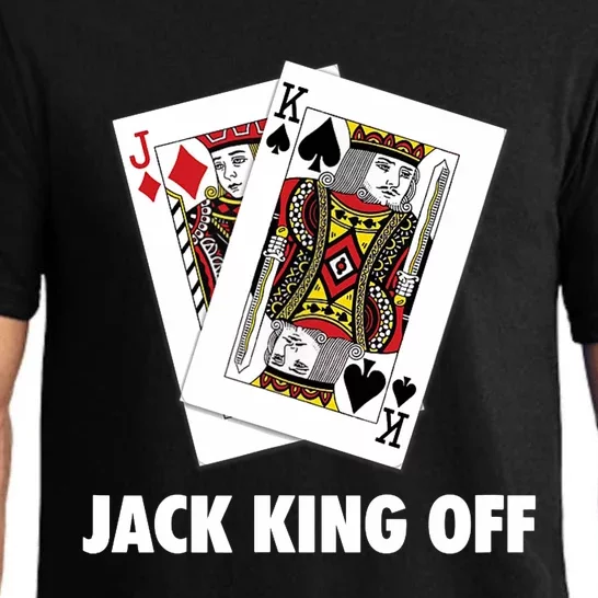 Funny Poker Jack King Off Suit Pajama Set