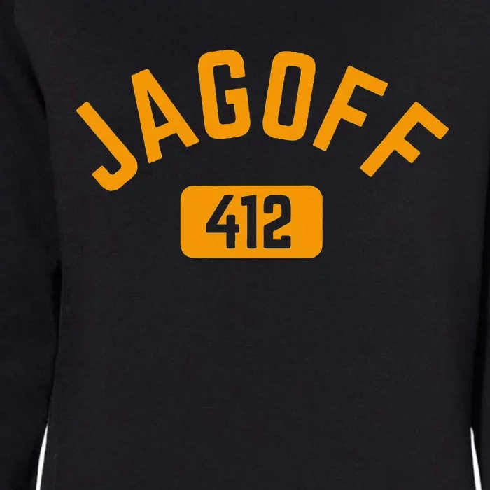 Funny Pittsburgh Jagoff 412 Steel City Pennsylvania Home Womens California Wash Sweatshirt