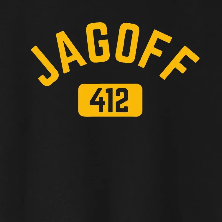 Funny Pittsburgh Jagoff 412 Steel City Pennsylvania Home Women's Crop Top Tee