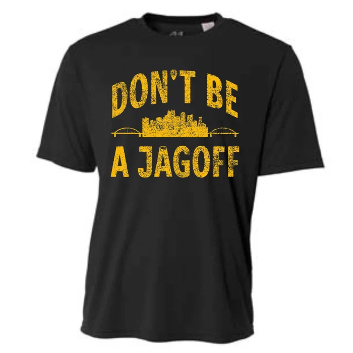 Funny Pittsburgh Jagoff Steel City Skyline 412 Home Vintage Cooling Performance Crew T-Shirt