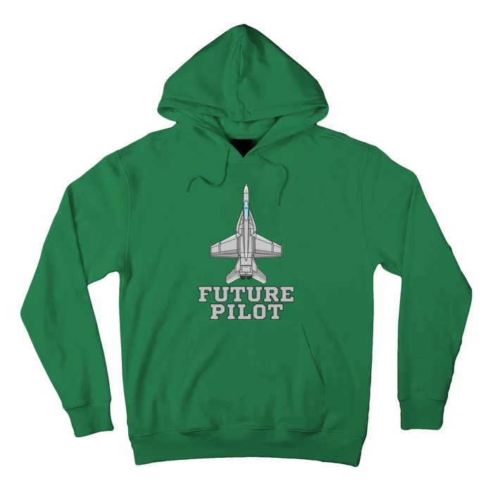 Future Pilot Jet Aviation Fighter Plane Airplane Pilot Hoodie