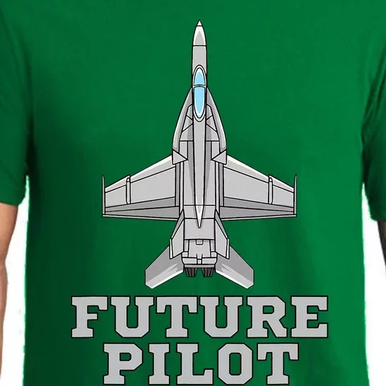 Future Pilot Jet Aviation Fighter Plane Airplane Pilot Pajama Set