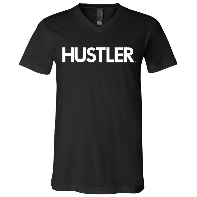 Funny Poolhall Junkies Hustler Gift Billiards Pool Player Gift V-Neck T-Shirt