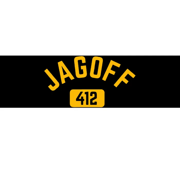 Funny Pittsburgh Jagoff 412 Sl City Pennsylvania Home Bumper Sticker