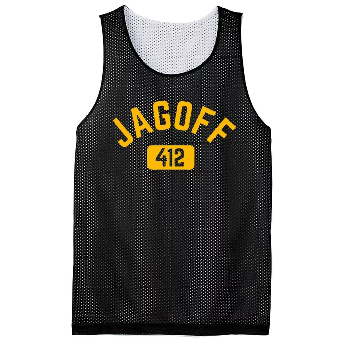 Funny Pittsburgh Jagoff 412 Sl City Pennsylvania Home Mesh Reversible Basketball Jersey Tank