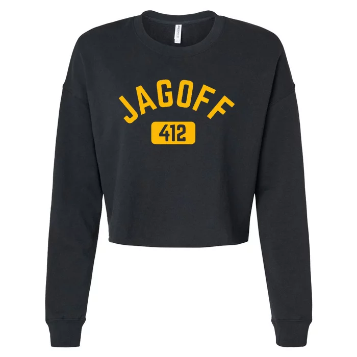 Funny Pittsburgh Jagoff 412 Sl City Pennsylvania Home Cropped Pullover Crew