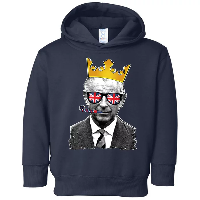 Funny Party King Coronation Prince King Charles Toddler Hoodie