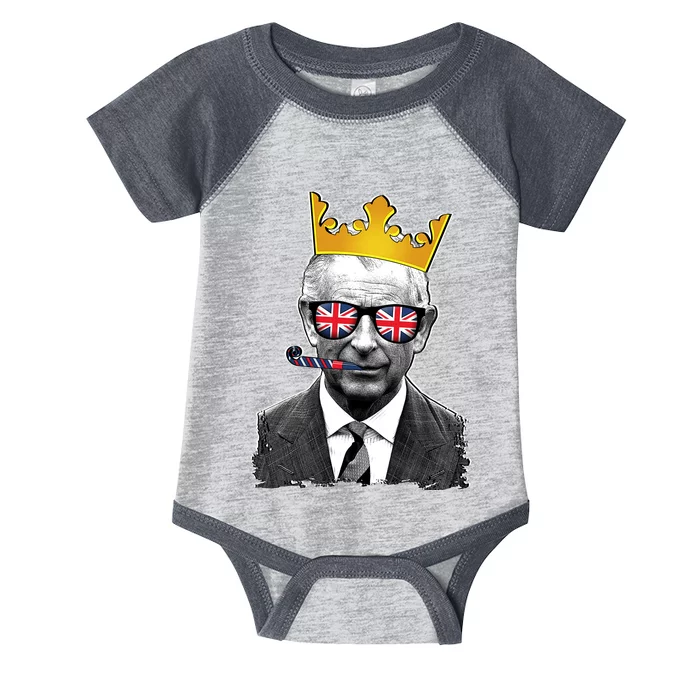 Funny Party King Coronation Prince King Charles Infant Baby Jersey Bodysuit