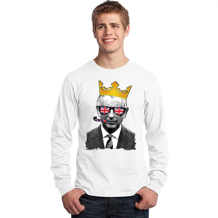 Funny Party King Coronation Prince King Charles Tall Long Sleeve T-Shirt