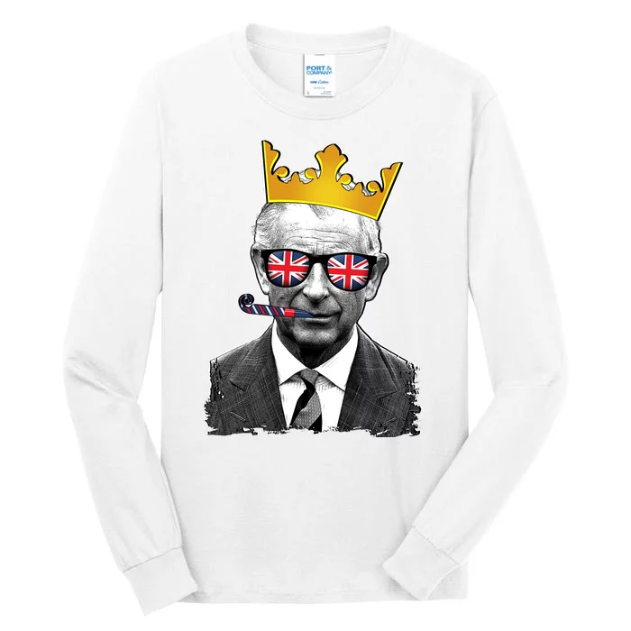 Funny Party King Coronation Prince King Charles Tall Long Sleeve T-Shirt