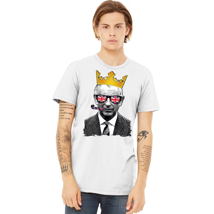 Funny Party King Coronation Prince King Charles Premium T-Shirt