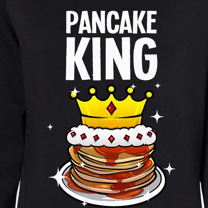 Funny Pancake King Design For Pancake Lover Womens California Wash Sweatshirt