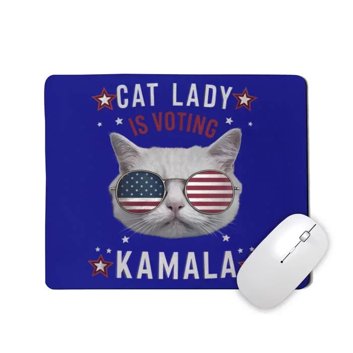 Funny President Kamalaharris Cats For Kamala 2024 Great Gift Mousepad