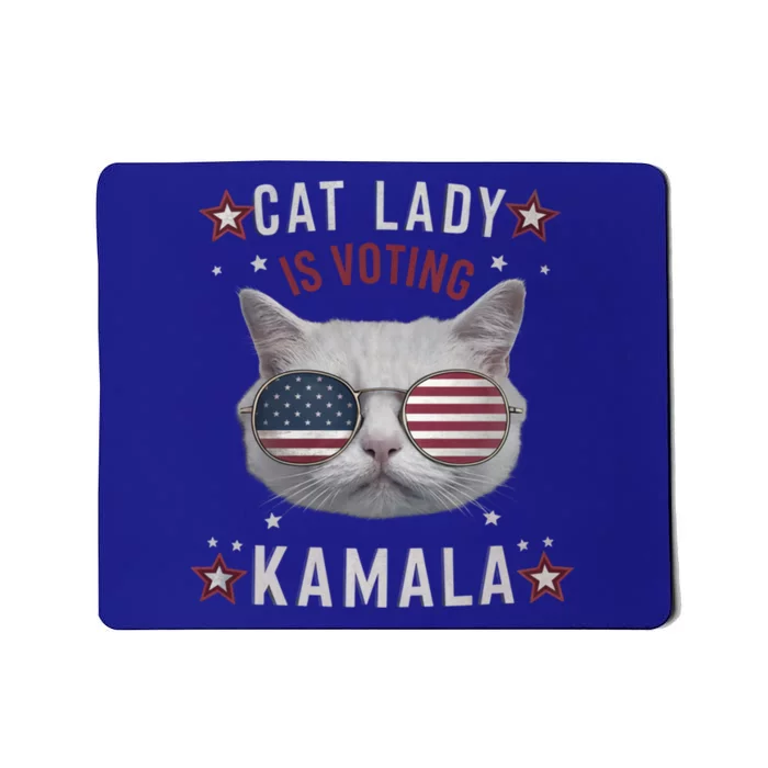 Funny President Kamalaharris Cats For Kamala 2024 Great Gift Mousepad