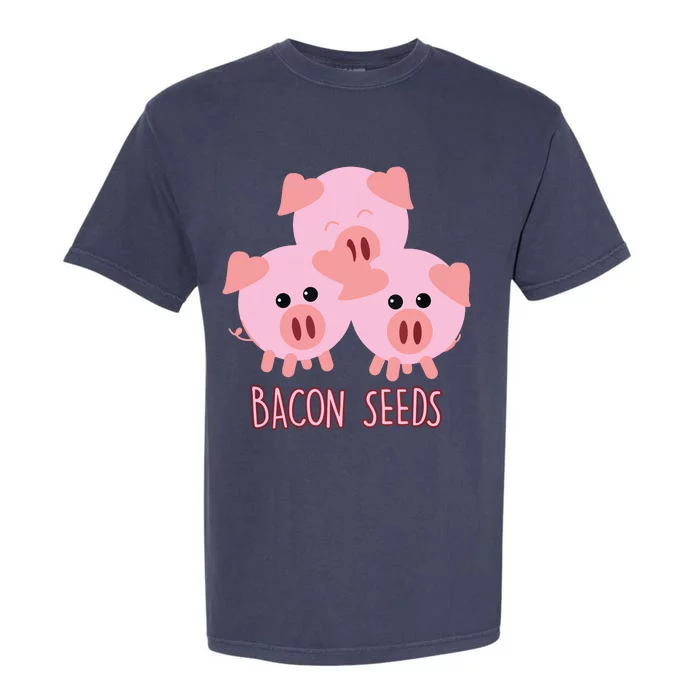 Funny Paleo Keto Bacon Seeds Three Pigs Garment-Dyed Heavyweight T-Shirt