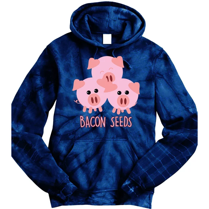 Funny Paleo Keto Bacon Seeds Three Pigs Tie Dye Hoodie