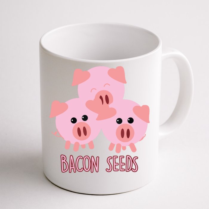 Funny Paleo Keto Bacon Seeds Three Pigs Front & Back Coffee Mug