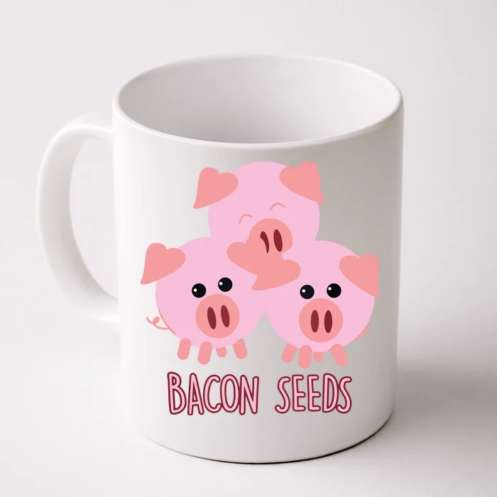 Funny Paleo Keto Bacon Seeds Three Pigs Front & Back Coffee Mug