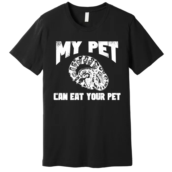 Funny Pet Love Ball Python Gift Funny Gift Snake Lovers Gift Premium T-Shirt