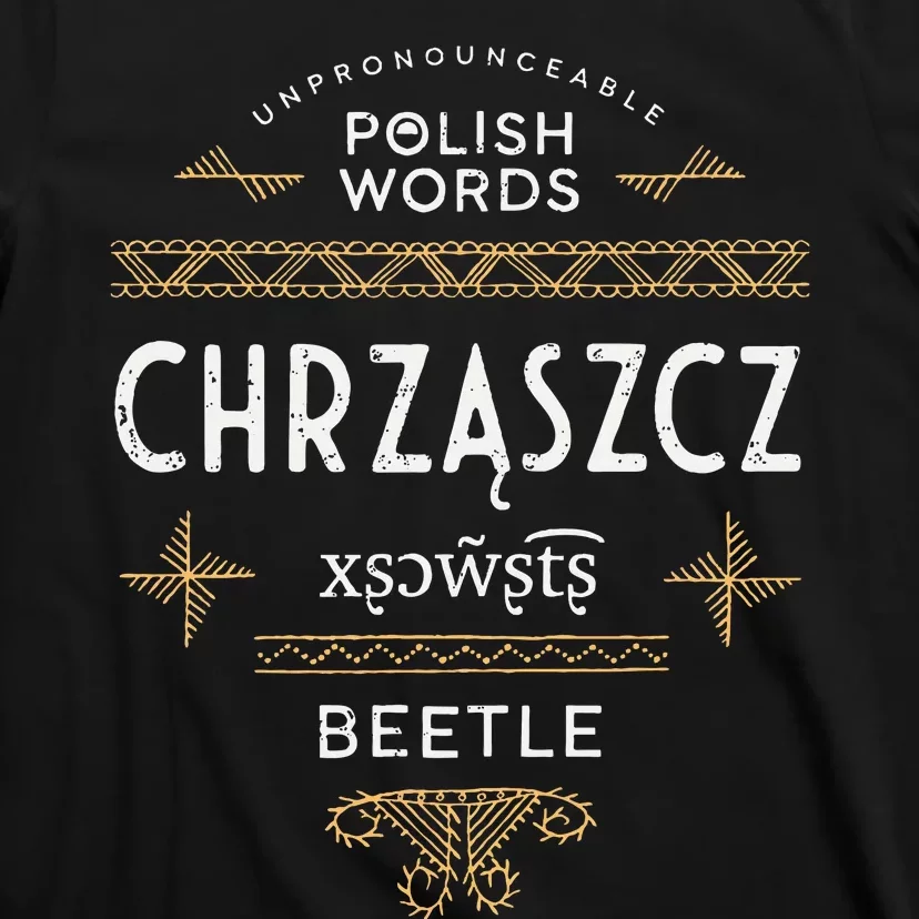 Funny Polish Language Beetle T-Shirt