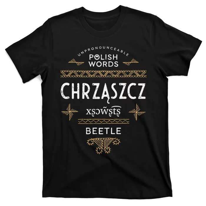 Funny Polish Language Beetle T-Shirt