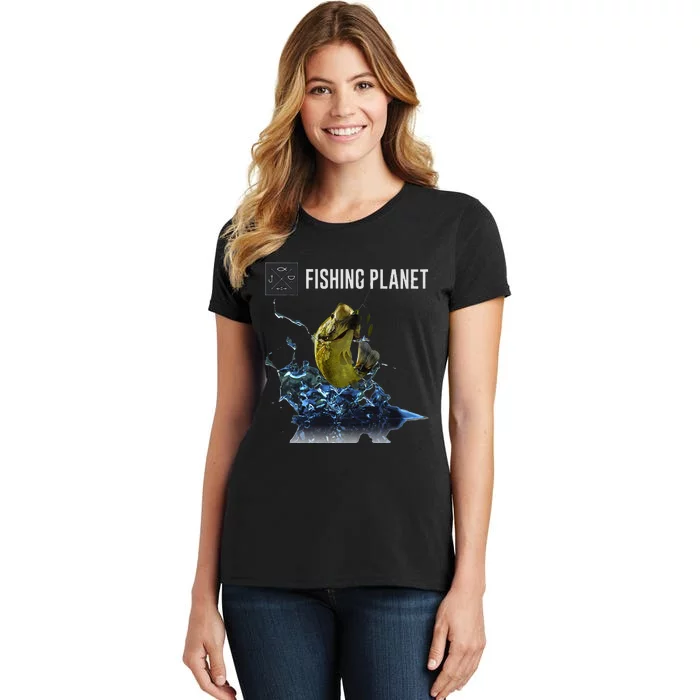 Fishing Planet LargeMouth Bass Women's T-Shirt