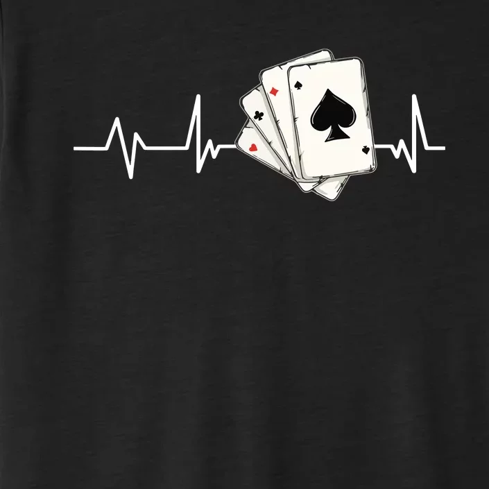 Funny Poker Lover Design For Gamblers Poker Player ChromaSoft Performance T-Shirt