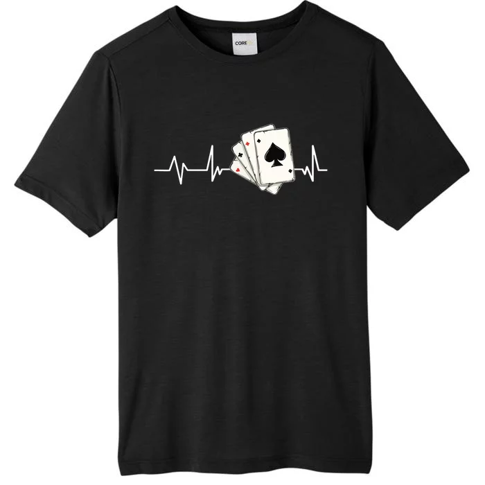 Funny Poker Lover Design For Gamblers Poker Player ChromaSoft Performance T-Shirt