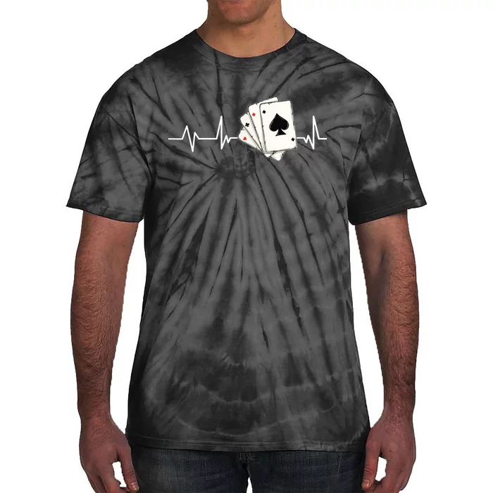 Funny Poker Lover Design For Gamblers Poker Player Tie-Dye T-Shirt