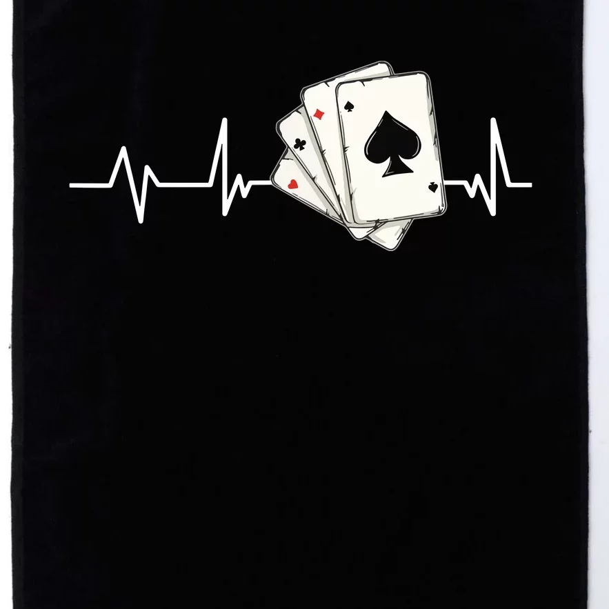 Funny Poker Lover Design For Gamblers Poker Player Platinum Collection Golf Towel