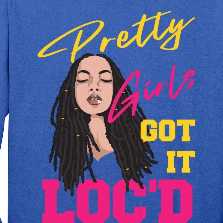 Funny Pretty Locs Afro Gift Cool Loc'd Melanin Gift Long Sleeve Shirt