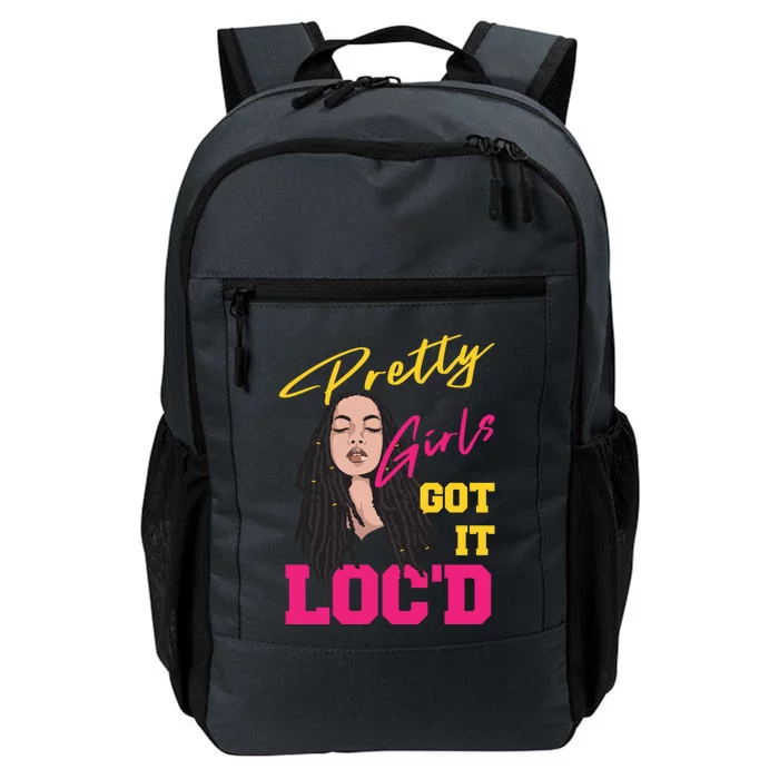 Funny Pretty Locs Afro Gift Cool Loc'd Melanin Gift Daily Commute Backpack