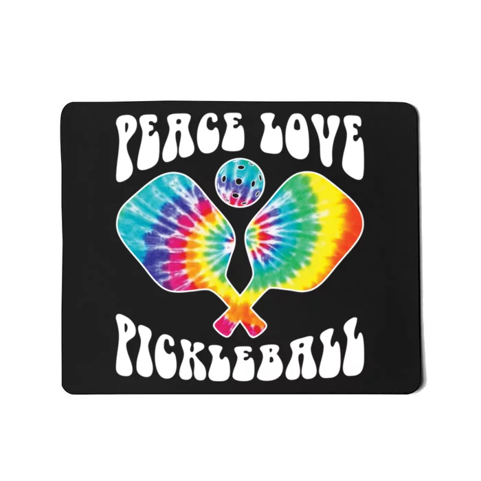 Funny Peace Love Pickleball Vintage Design Mousepad