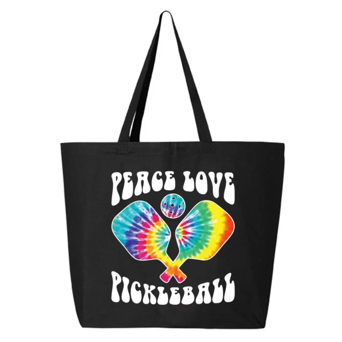 Funny Peace Love Pickleball Vintage Design 25L Jumbo Tote